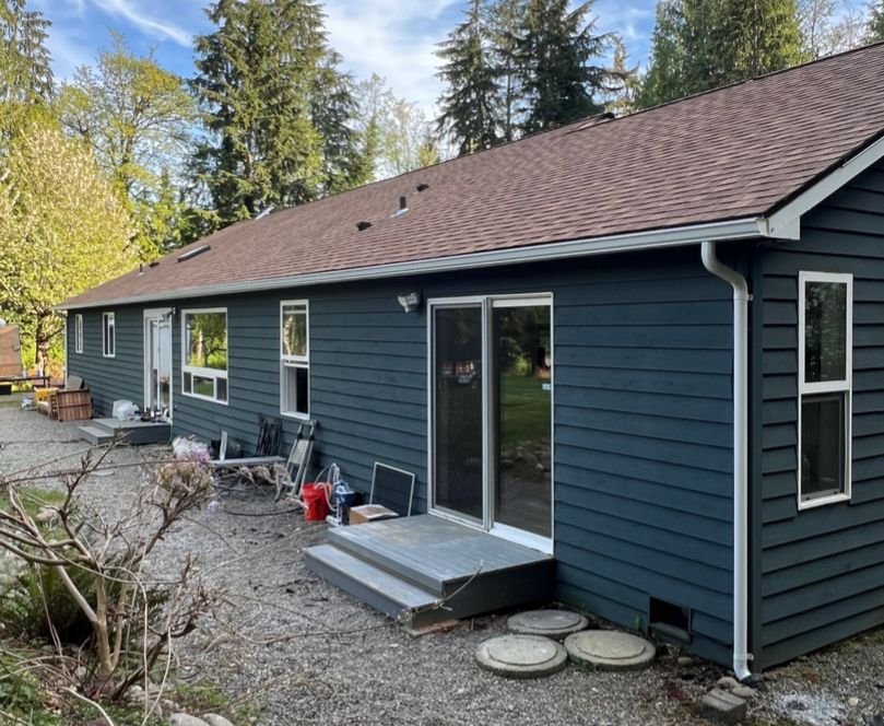 Custom seamless gutter installation by MSS Gutter in Bothell, WA