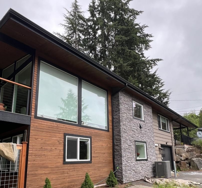 Custom seamless gutter installation completed by MSS Gutter in Redmond, WA
