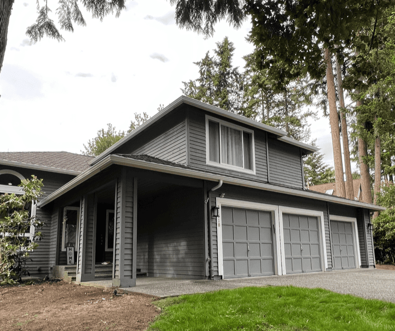 Premium seamless gutter installation completed by MSS Gutter in Sammamish, WA