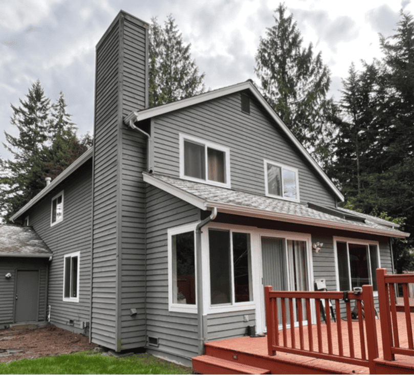 Premium seamless gutter installation completed by MSS Gutter in Woodinville, WA