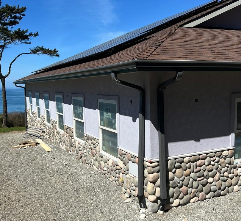 Professional seamless gutter installation completed by MSS Gutter in Snohomish, WA